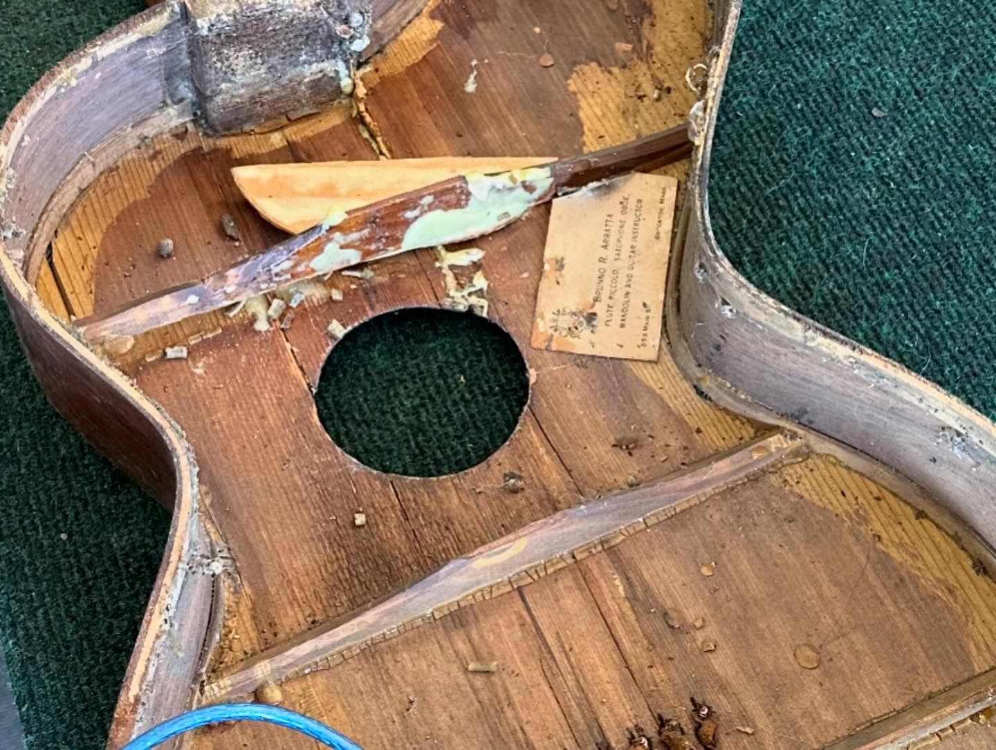 Guitar repair work