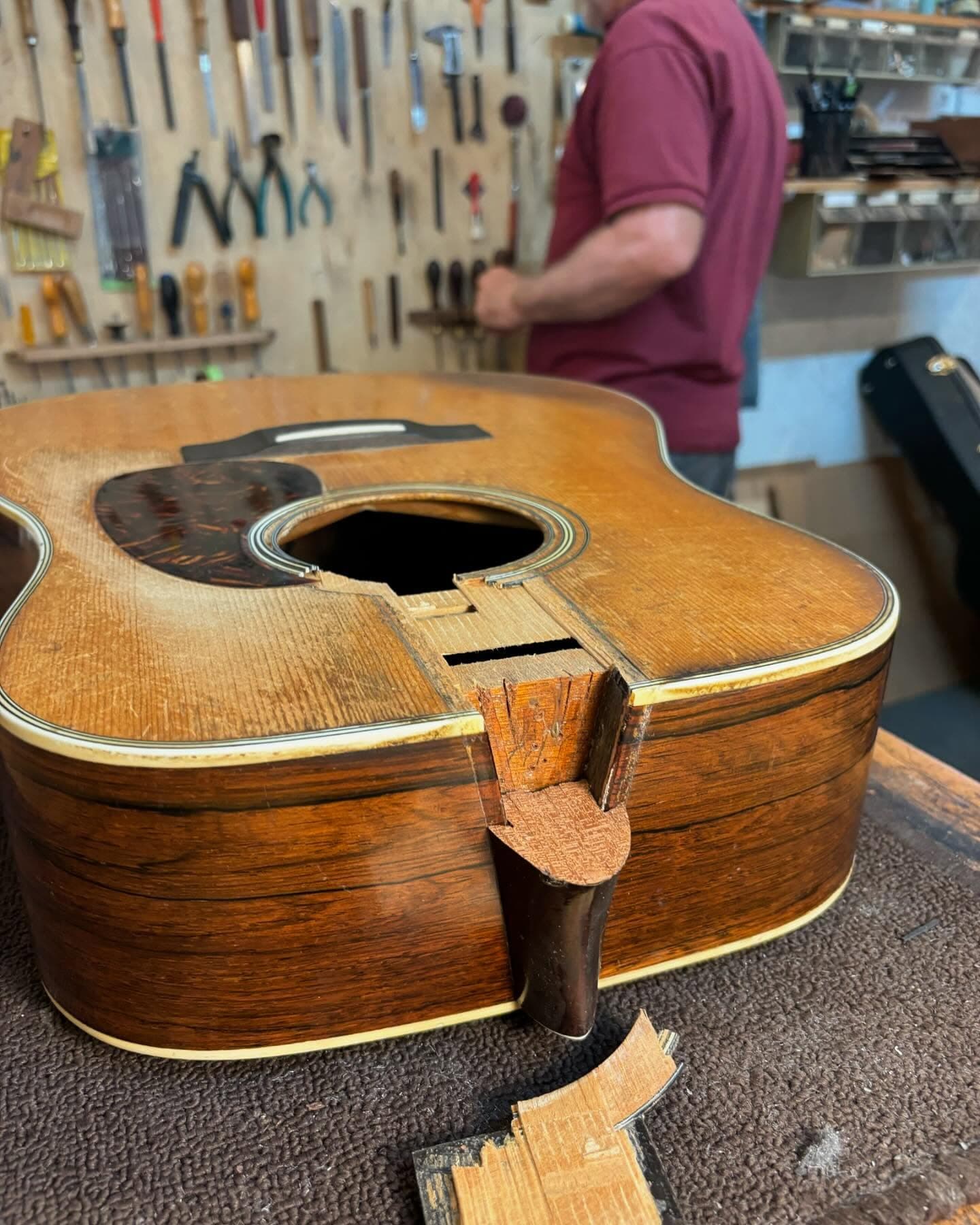 Guitar repair work
